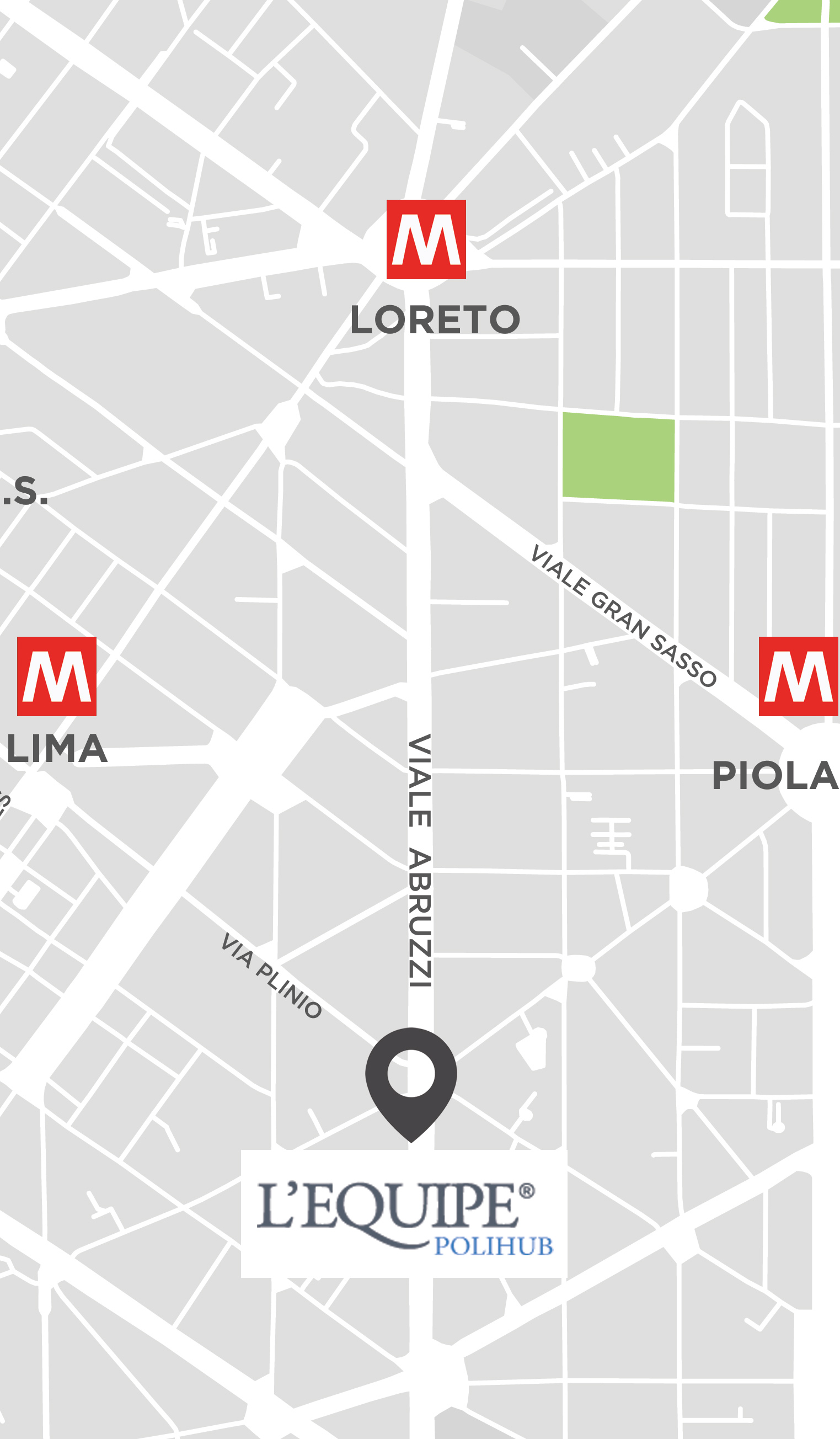 mappa sede Milano Equipe